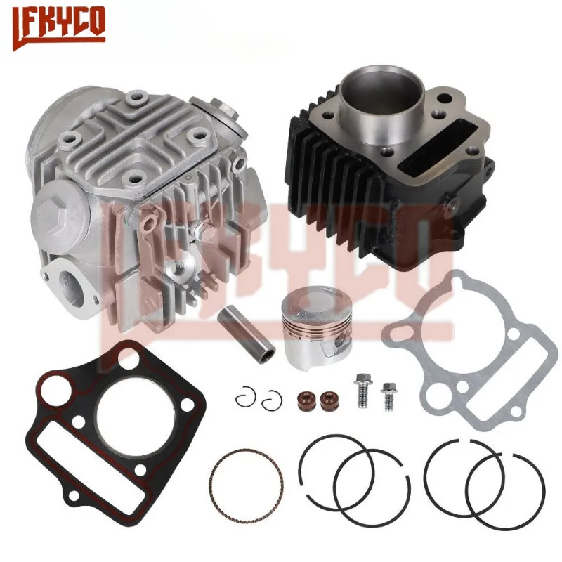 47mm Motorcycle Cylinder Head Piston Kit for HONDA ATC90 CD90 TRX90 1993-2005 CRF90 CRF90F XR90 Sportrax 90cc 86cm³ Engine Parts