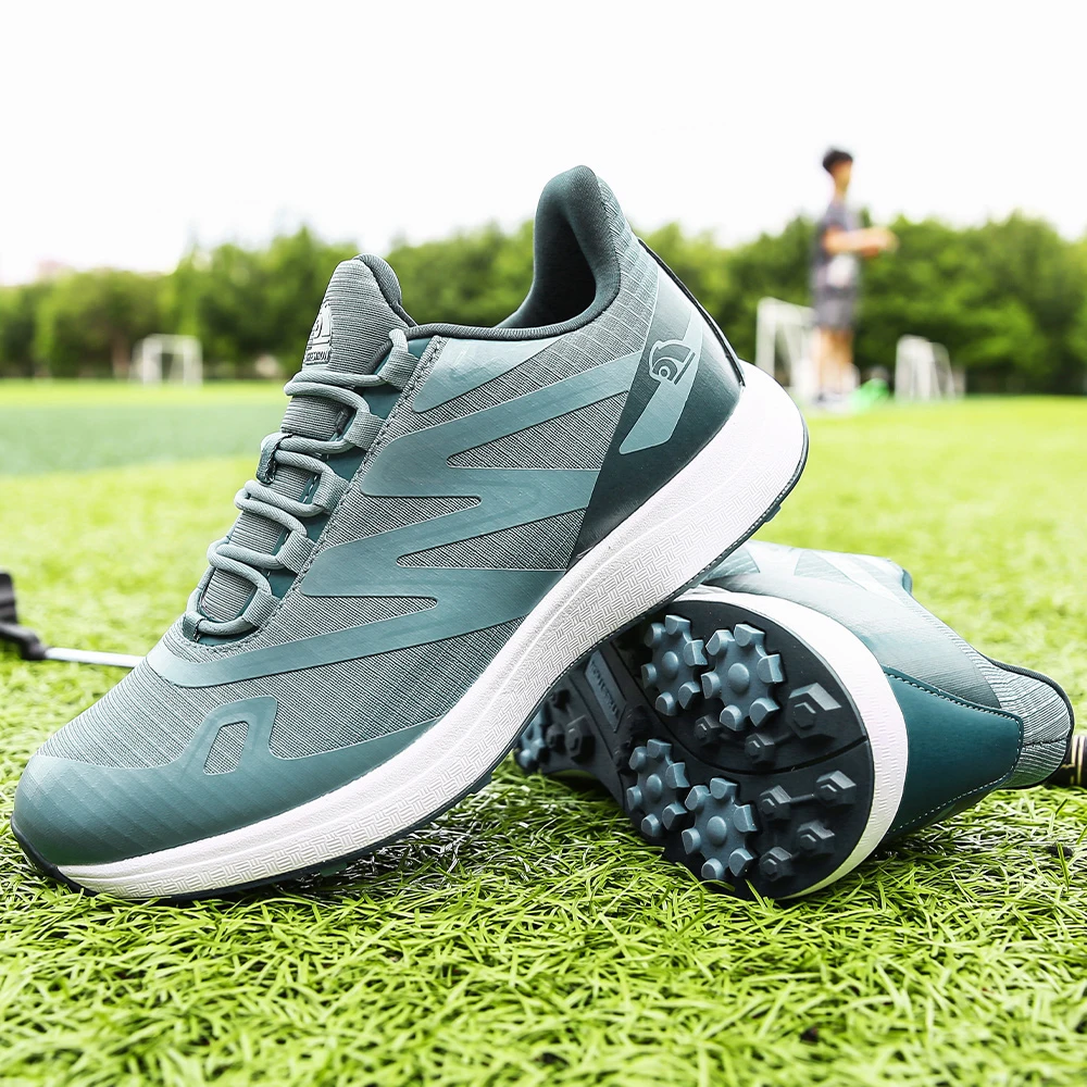 

2022 New Cool Golf Shoes for Men Professional Male Golfer Training Sport Shoes Non-slip Turf Golf Jogging Sneakers Big Size 48