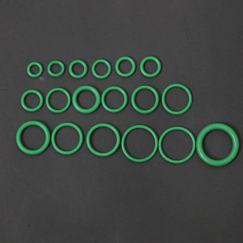270Pcs Air Conditioning HNBR O Rings Car Auto Repair Tools Rubber Air Conditioning Refrigerant Ring Sets Car Tools 18 Sizes