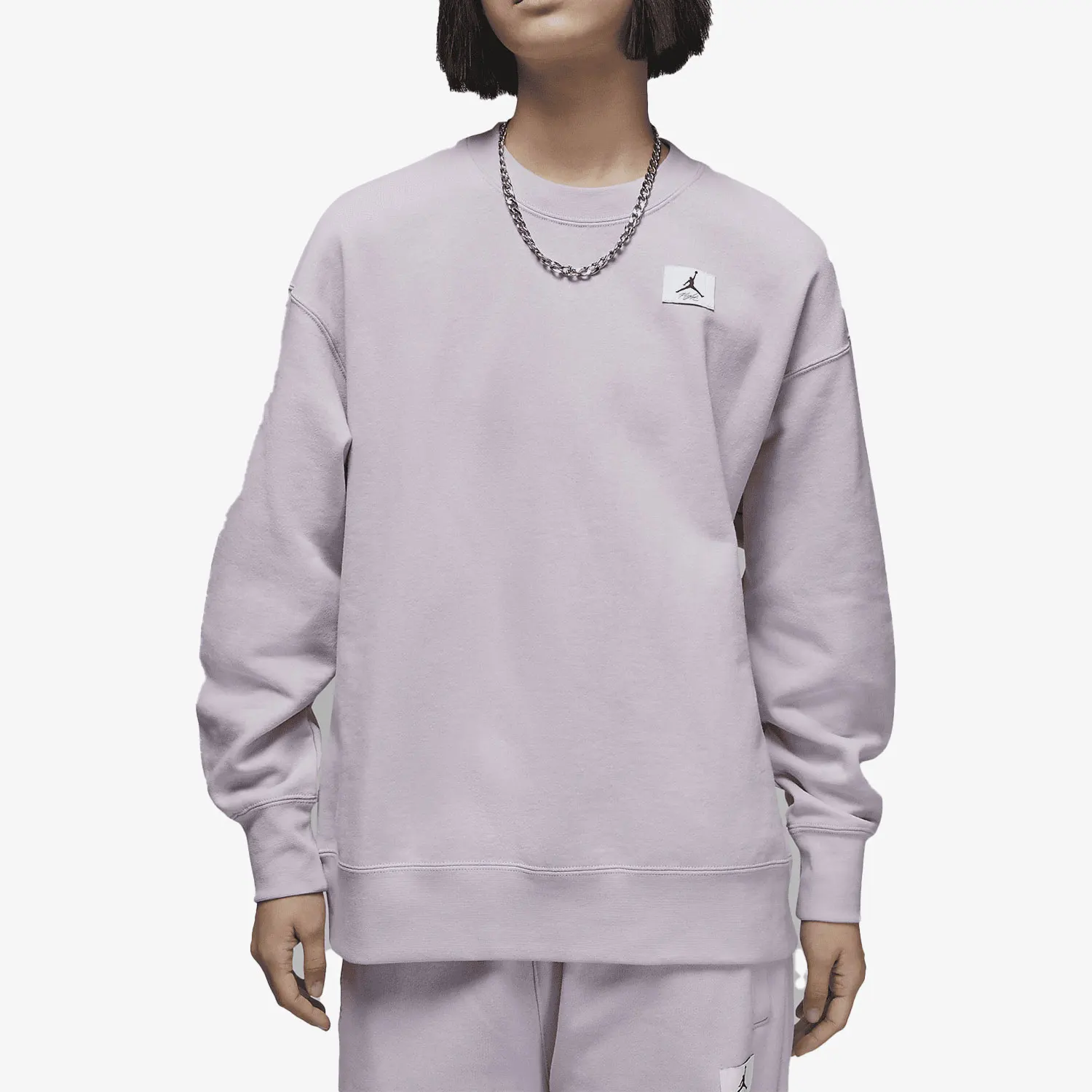 Nike genuine women's comfortable casual sports round neck long sleeved pullover sweatshirt DQ4600-576