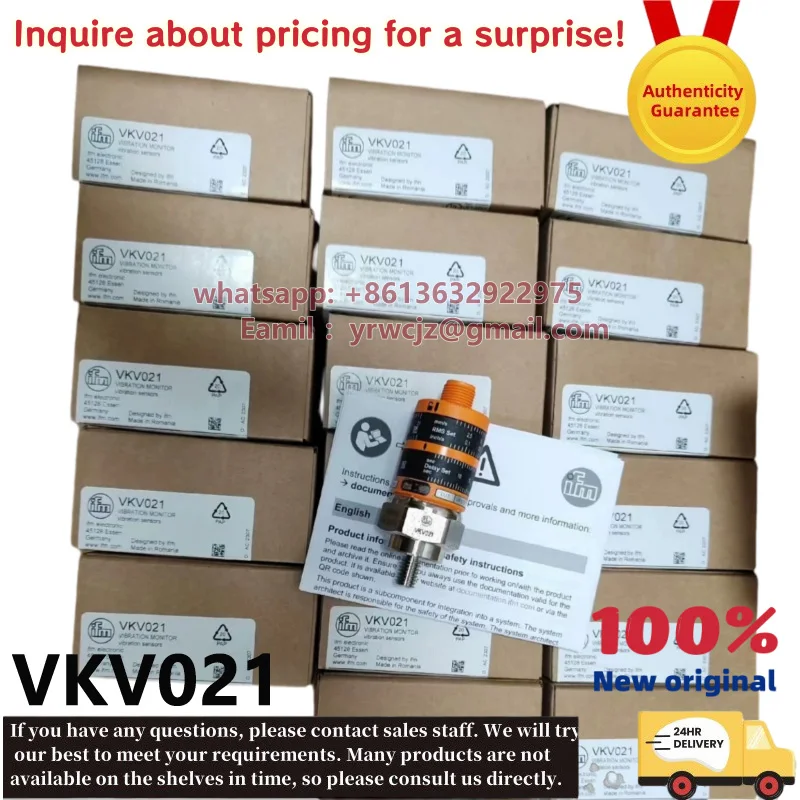 New original authentic IFM VKV021 vibration monitor vibration sensor