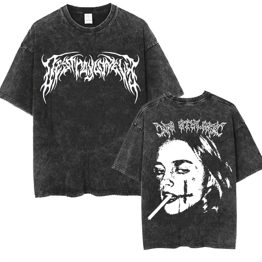 خمر غسلها مغني الراب Playboi Carti أنا موسيقى تي شيرت الأفيون كين كارسون النرجس تي شيرت الرجال النساء الهيب هوب محايد تي شيرت