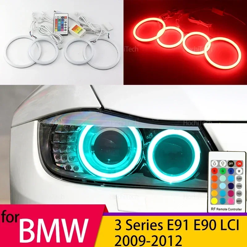 

Для BMW E91 E90 LCI 09-12 Ксеноновые фары Автомобильные аксессуары 16-цветные ДХО — 4 программируемые режима вспышки и регулировка яркости