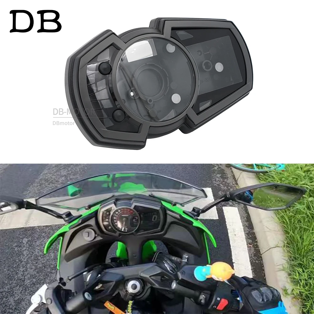 Motorcycle Gauges Cover Case Speedometer Tachometer Instrument Housing Fit For Kawasaki Ninja 400 650 1000 2018-2023