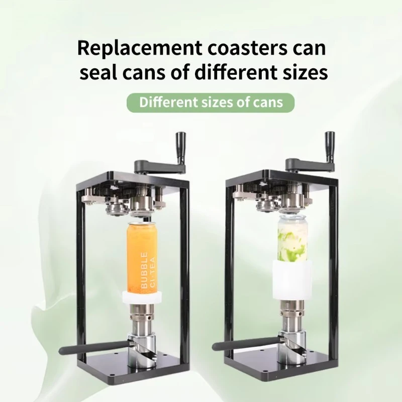 

2025 Professional High Seed Manual Pet Can Sealing Machine Bubble Tea Coffee Juice Soda Semi-Automatic Can Sealer Machine