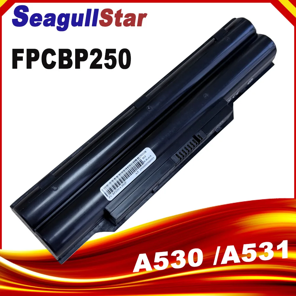 SeagullStar Laptop Battery For Fujitsu LifeBook A530 AH531 A531 PH521 AH530 LH520 CP477891-01 FMVNBP186 FPCBP250 BP250 FPCBP250