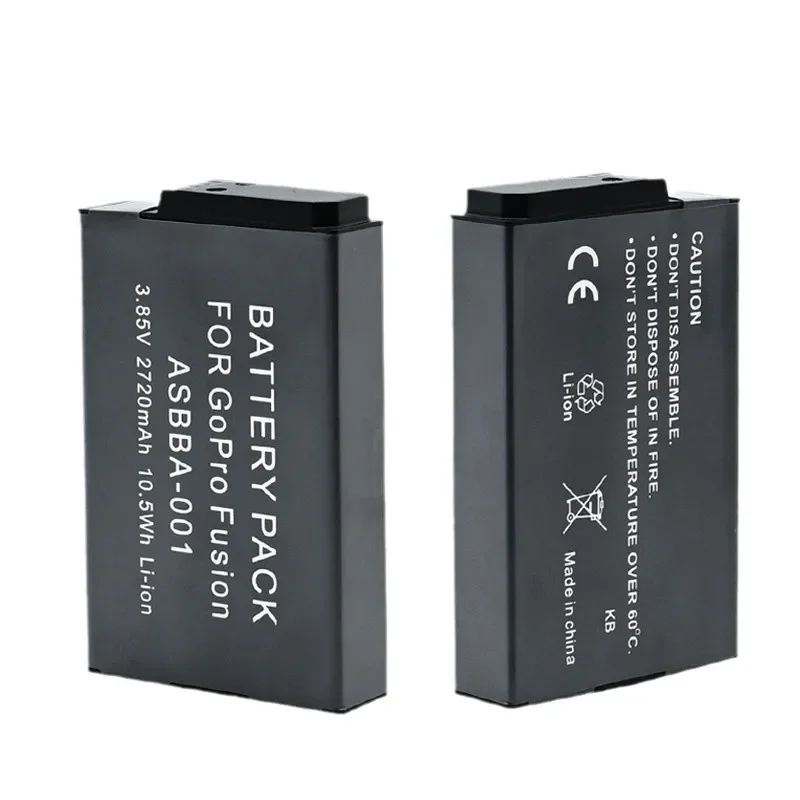 【Fast Delivery】2720mAh Battery for GoPro Fusion Camera Replacement for ASBBA-001 360 VR Spherical Video Recording Power Sports C