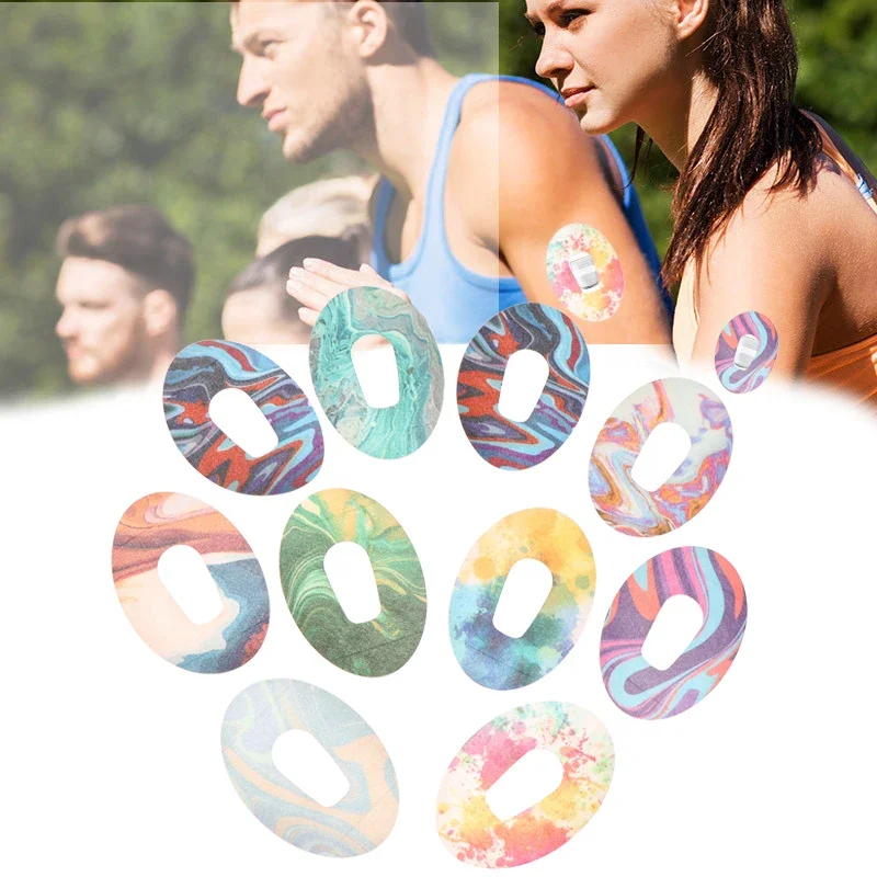 

5 шт. водонепроницаемый клейкий сенсорный патч, датчик уровня глюкозы, фиксирующая наклейка, долговечный патч для мониторинга уровня глюкозы в крови, мышечный патч