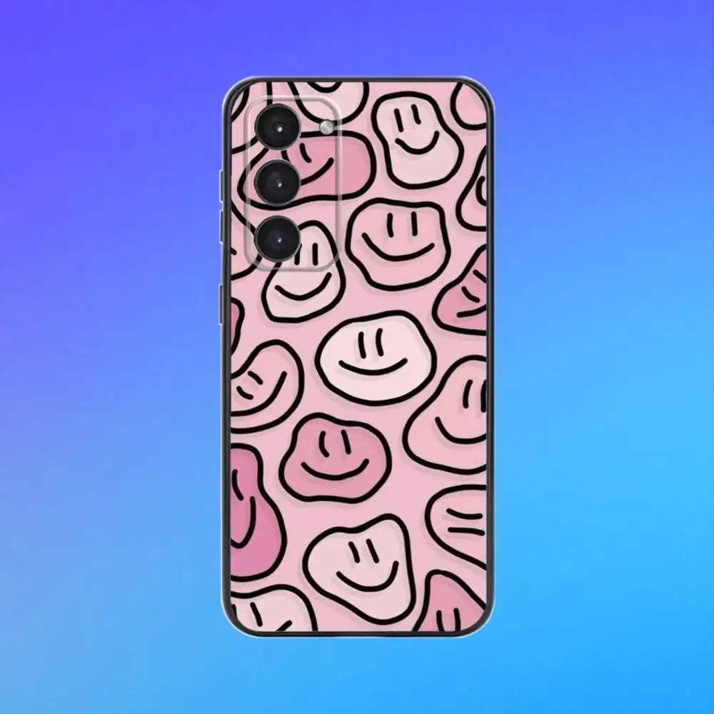 Чехол для телефона с очаровательным повторяющимся узором для Samsung Galaxy A73, A72, A71, A70, A53, A52, A51, другие мягкие черные чехлы