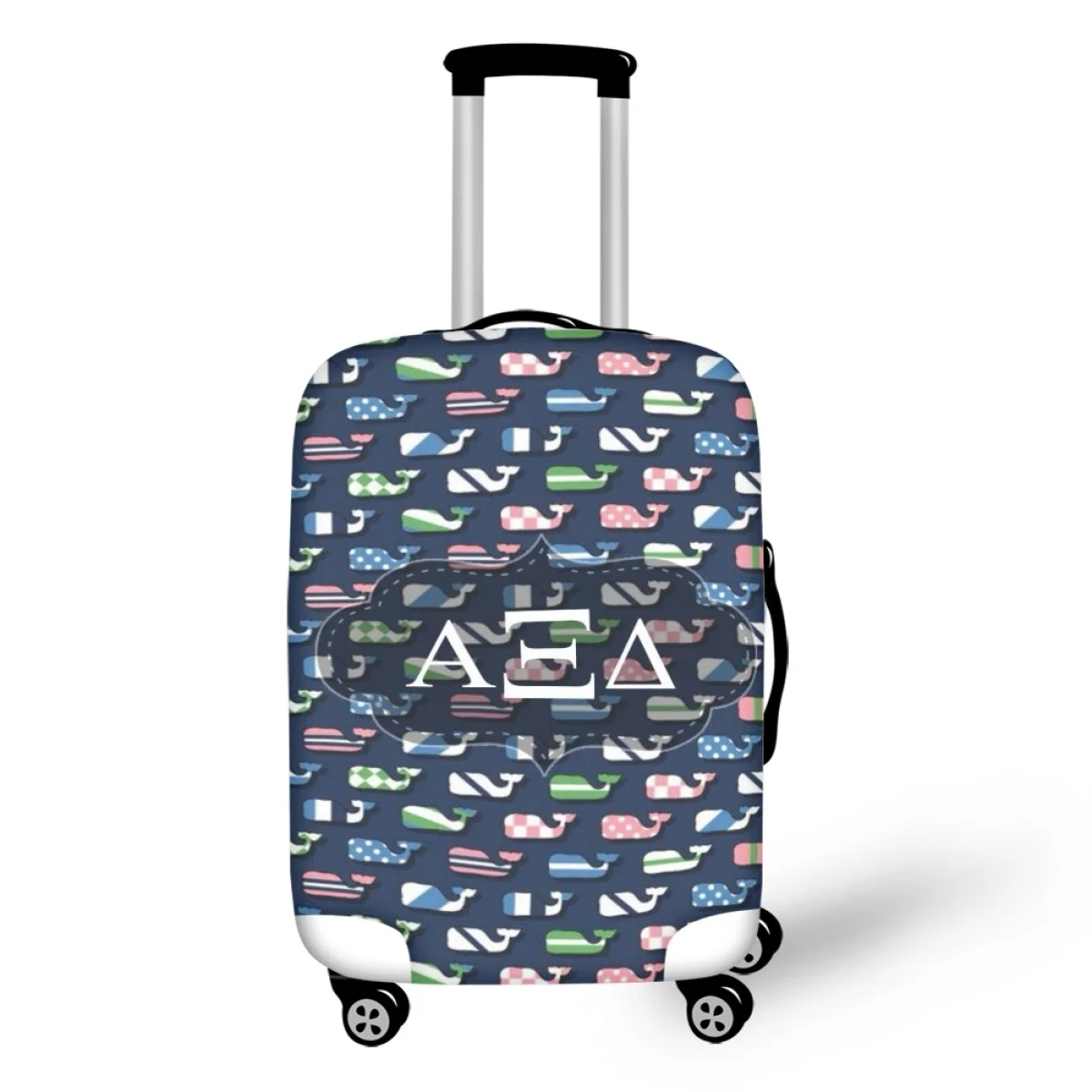 FORUDESIGNS Alpha Xi Delta Creative Luggage Cover Stylish Durable Suitcase Protective Covers Holiday Travel Accessories