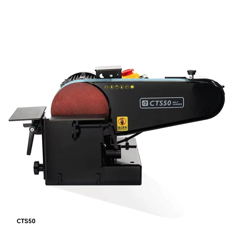 

CTS50 220v Bench Top Sander Multifunctional Sand Belt Grinder Adjustable Angle Grinding and Polishing