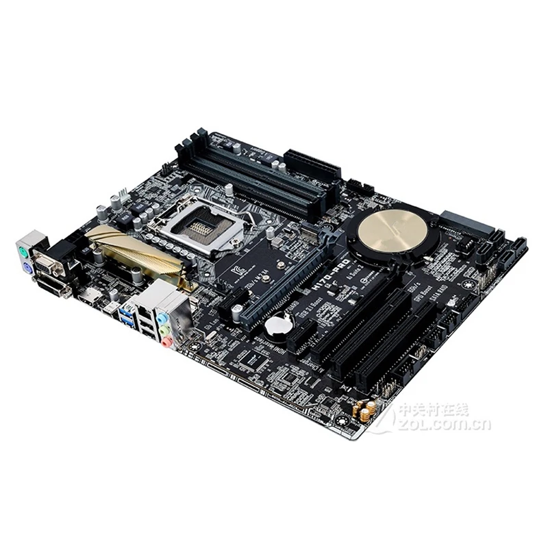 For Intel H170 H170-PRO motherboard Used original LGA 1151 LGA1151 DDR4 64GB USB2.0 USB3.0 SATA3 Desktop Mainboard