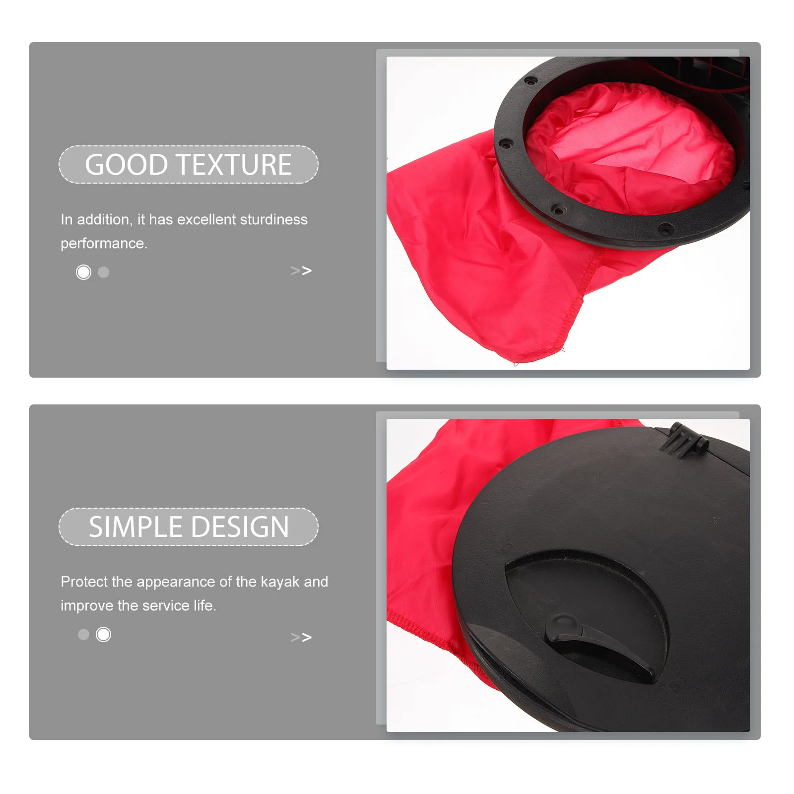 

6 Inch Waterproof Hatch Cover Kayak Deck Plate Boat Storage Bucket Marine Accessories Lightweight Sealing