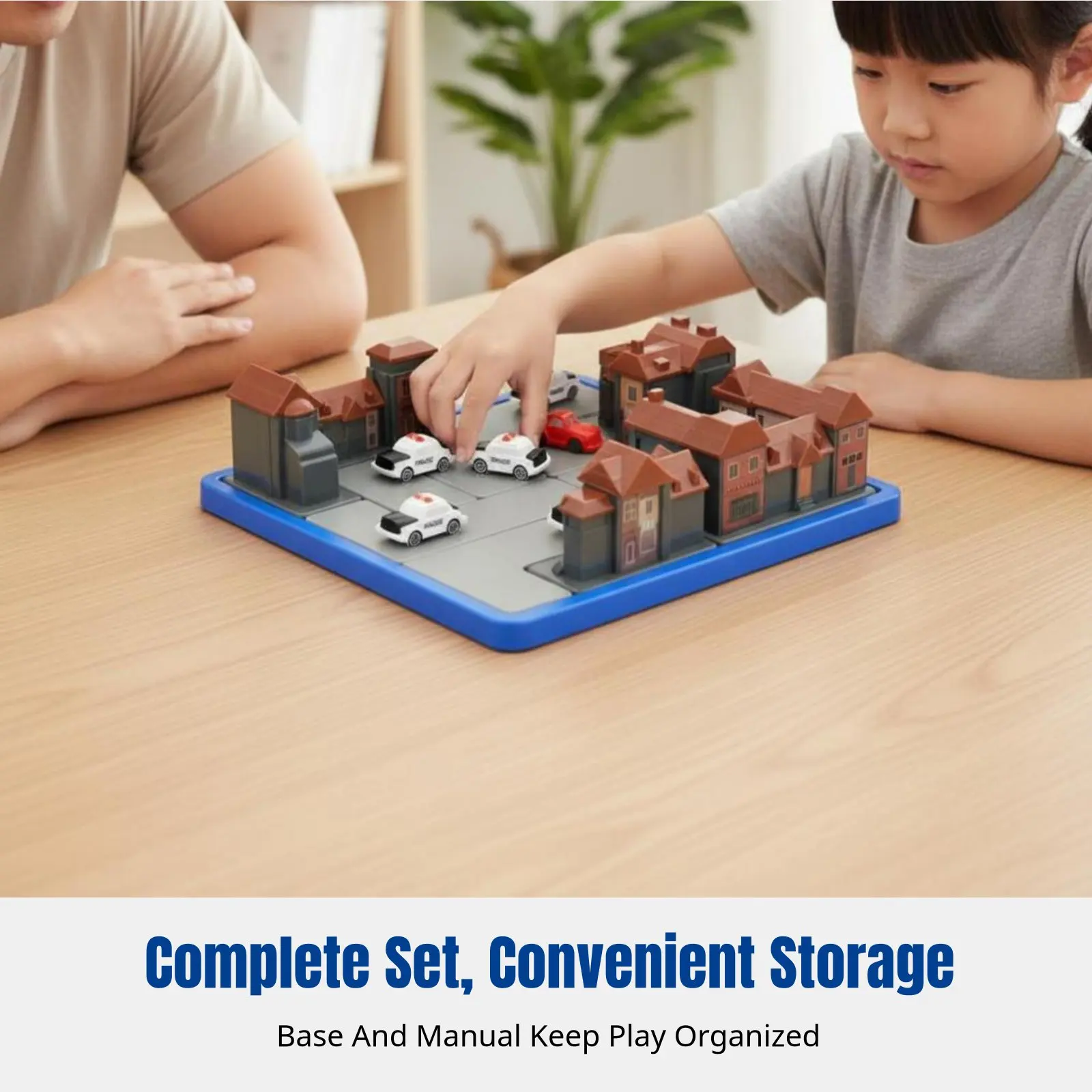 

Board Game, Logic Training, Urban Blockade, Educational Toy for Children, Cartoon Pieces, Family Interactive Play