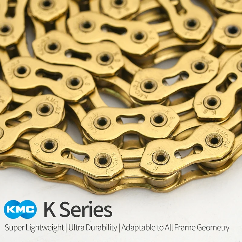KMC bicycle chain single speed K1/K1SL/Z1eHX/S1/HL1 Series 1/2"x1/8" 3/32"112links for BMX/Dirt Jump/Fixed Gear/Track/Bike Trial view 5