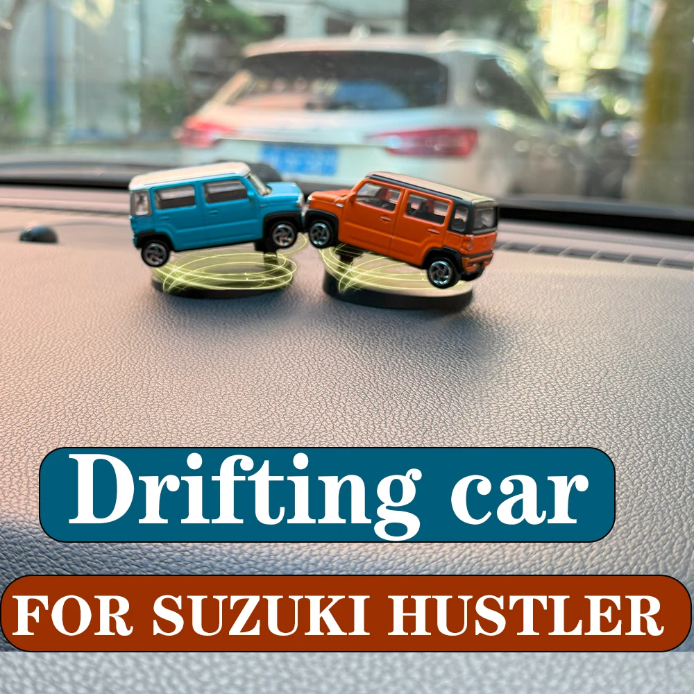 

Car Drift Rotating Ornaments Auto Dashboard Turning Racing Model Deco Car individuality Center Console Decoration For Hustler