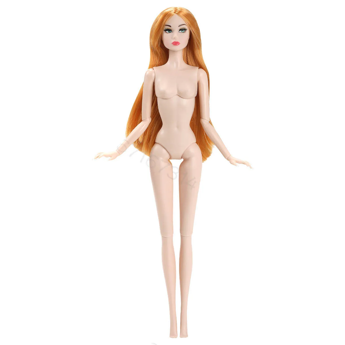 32 centimetri Supermodelo Nude Doll 1/6 BJD Europeo Moda Bambola Giunti Mobili Capelli Lunghi Pelle Bianca I Bambini Vestono Gioca a Casa Giocattoli