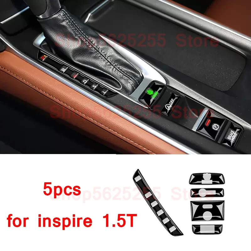 For Honda Accord 10th 2018-2021 Car Switch Frame Lift Panel Button Trim Cover Sticker Car Interior Modification Accessories