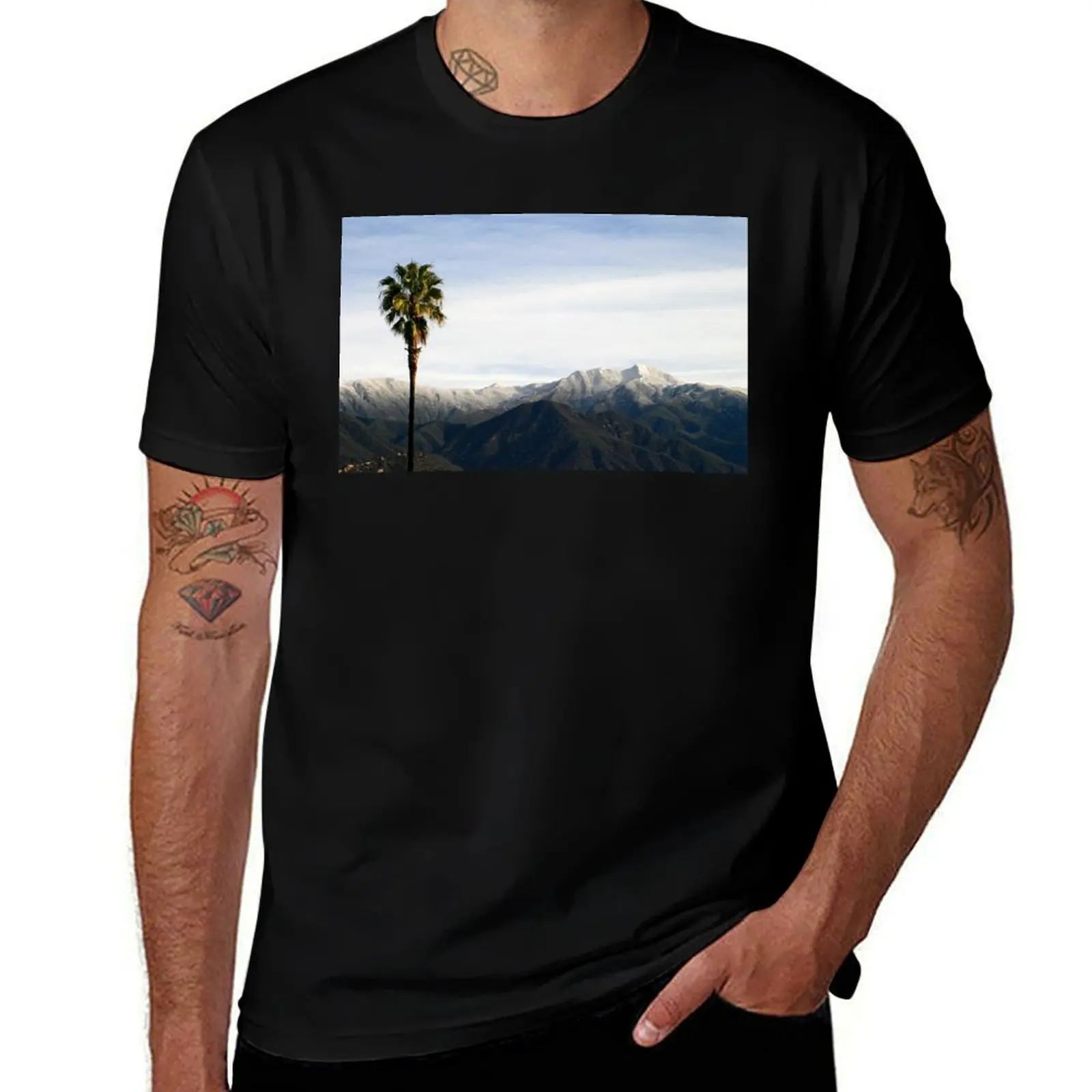 

Southern California Snow T-Shirt t shirts for man slim fit t shirt for man 100 percent cotton T-Shirt