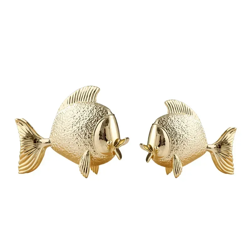 

Chinese-style household, light luxury goldfish ornaments, high-end sense, home living room gifts