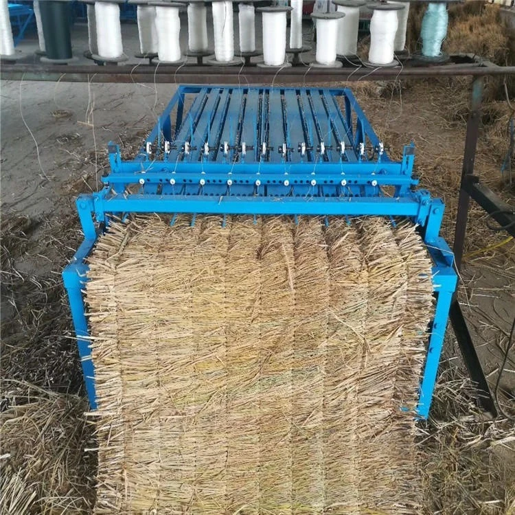 Multifunctional Livestock Shed Shading Straw Curtain Machine Agricultural Breeding Straw Mat Weaving Machine Highway