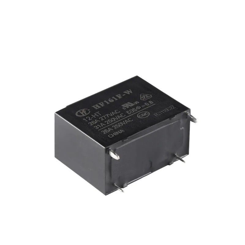 Original Hongfa relay HF161F-W/12-HT 12VDC 4 pins, a set of normally open solar relays