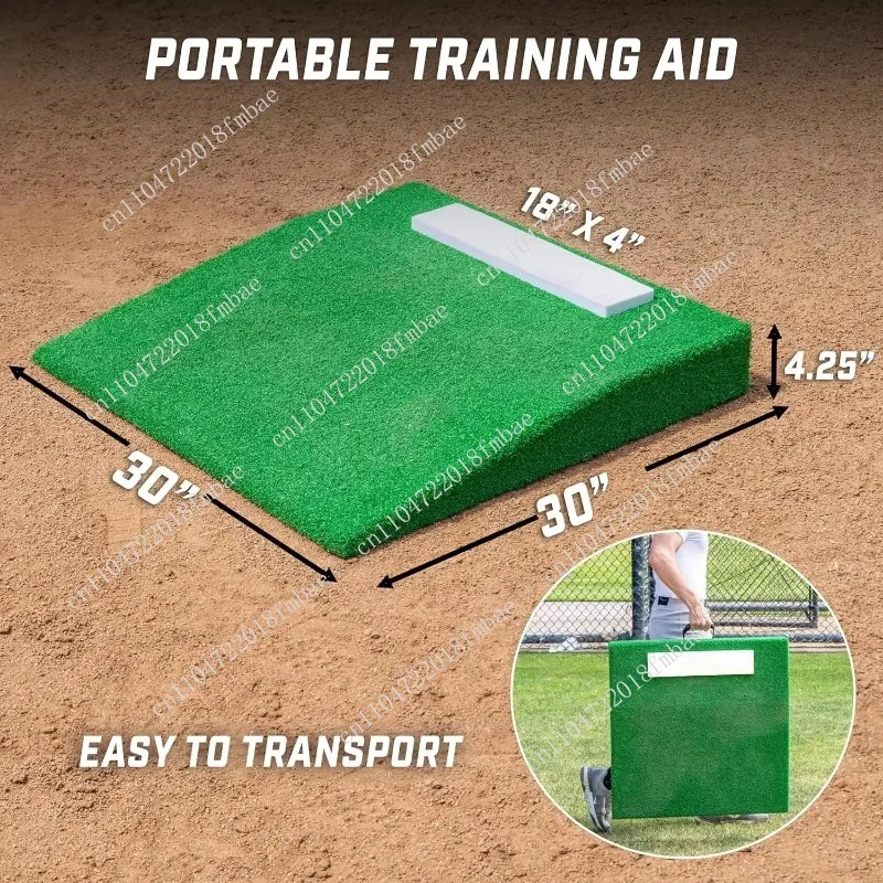 30 X 30 X 4 - Inch Portable Baseball Pitcher's Pitching Mound
