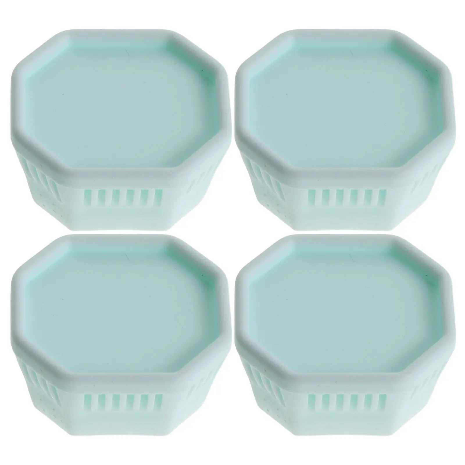 

4Pcs Badminton Racket Handle Covers Sky Blue White Universal Replacement Caps Secure Bottom End for Tennis Pickleball