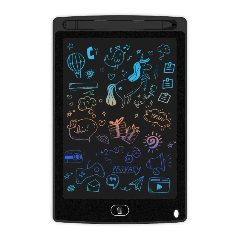 Tablet eletrônico portátil de escrita LCD, 4.4 ", 6.5", 8.5 ", almofadas de caligrafia, placa ultra-fina, tablet de desenho digital