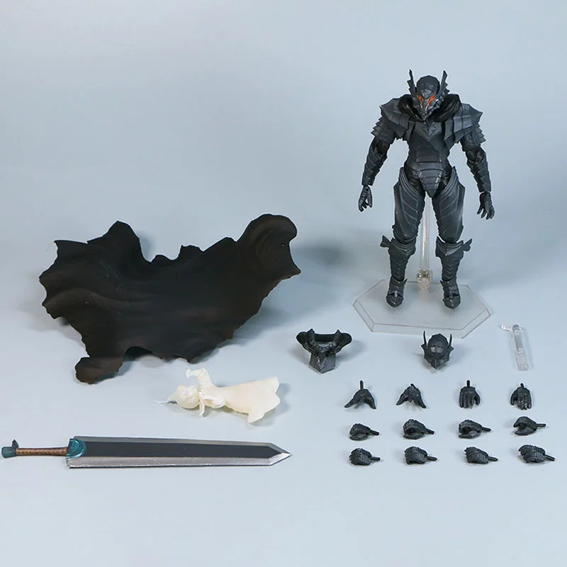 16cm Anime Berserk Figma SP-046 Guts Berserker Armor MAX PVC figura de acción modelo juguetes colección muñeca regalo