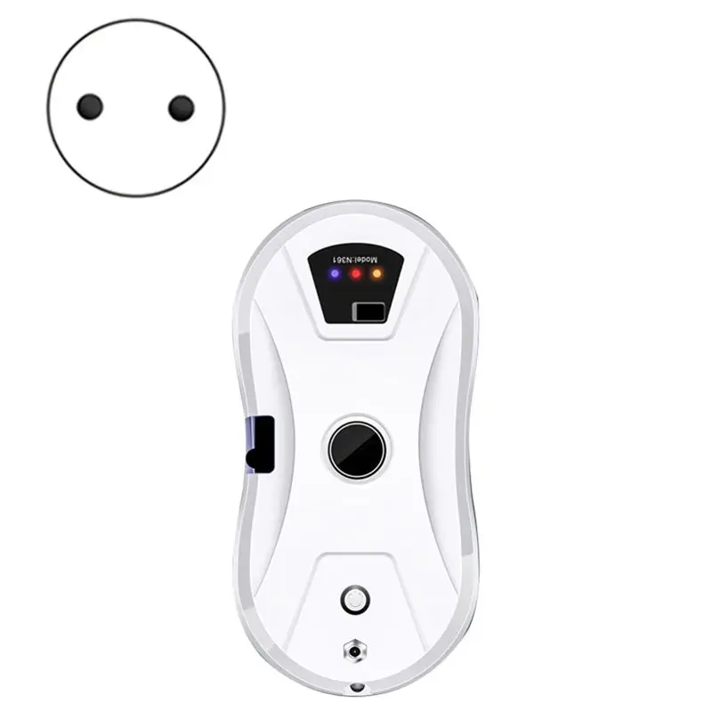 [NEW!N92R】 Ultrathin Window Cleaning Robot Remote Control Vacuum Cleaner Glass Wiper Dry Wet Mopping Capabilities EU Plug