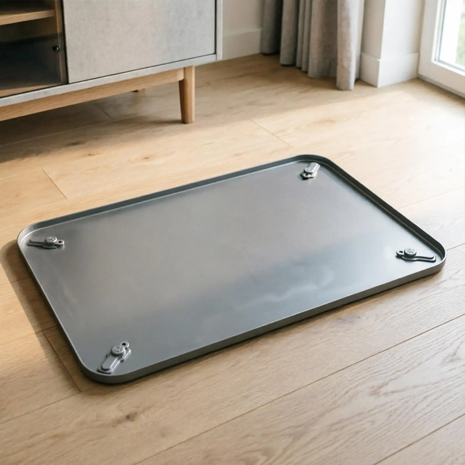 Support en silicone pour tapis de propreté pour animaux de compagnie avec rebord surélevé, antidérapant et anti-fuite, pour l'apprentissage de la propreté des chiots, fournitures pour animaux de compagnie