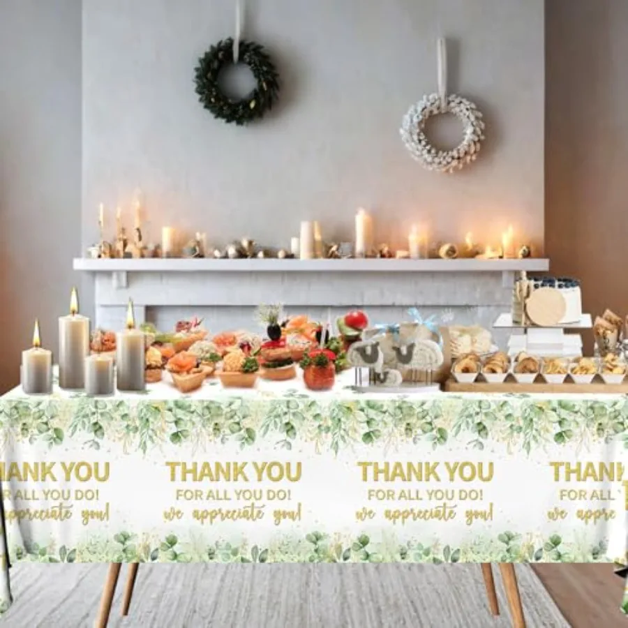 3 حزمة حكيم الأخضر شكرا لك مفرش المائدة الأوكالبتوس التقدير الزينة شكرا لك على كل ما تفعل مفارش المائدة حكيم الأخضر نحن أ #3