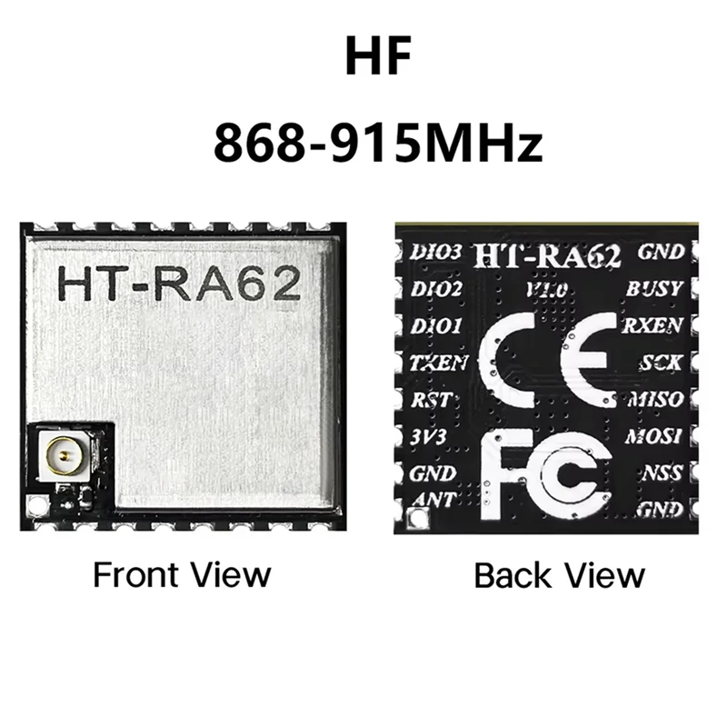 BTLIFE-6X HT-RA62 Lora Series Module SX1262 Secondary Development Supports Lorawan Protocol 868-915Mhz
