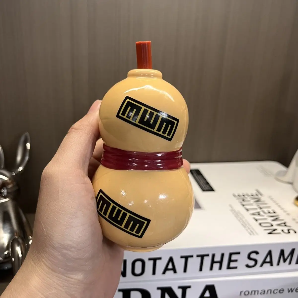 

Japanese Style Creative Gourd Water Cup, Portable Ceramic Coffee Cups, Creative Sauce and Vinegar Seasoning Bottle, Home Decor