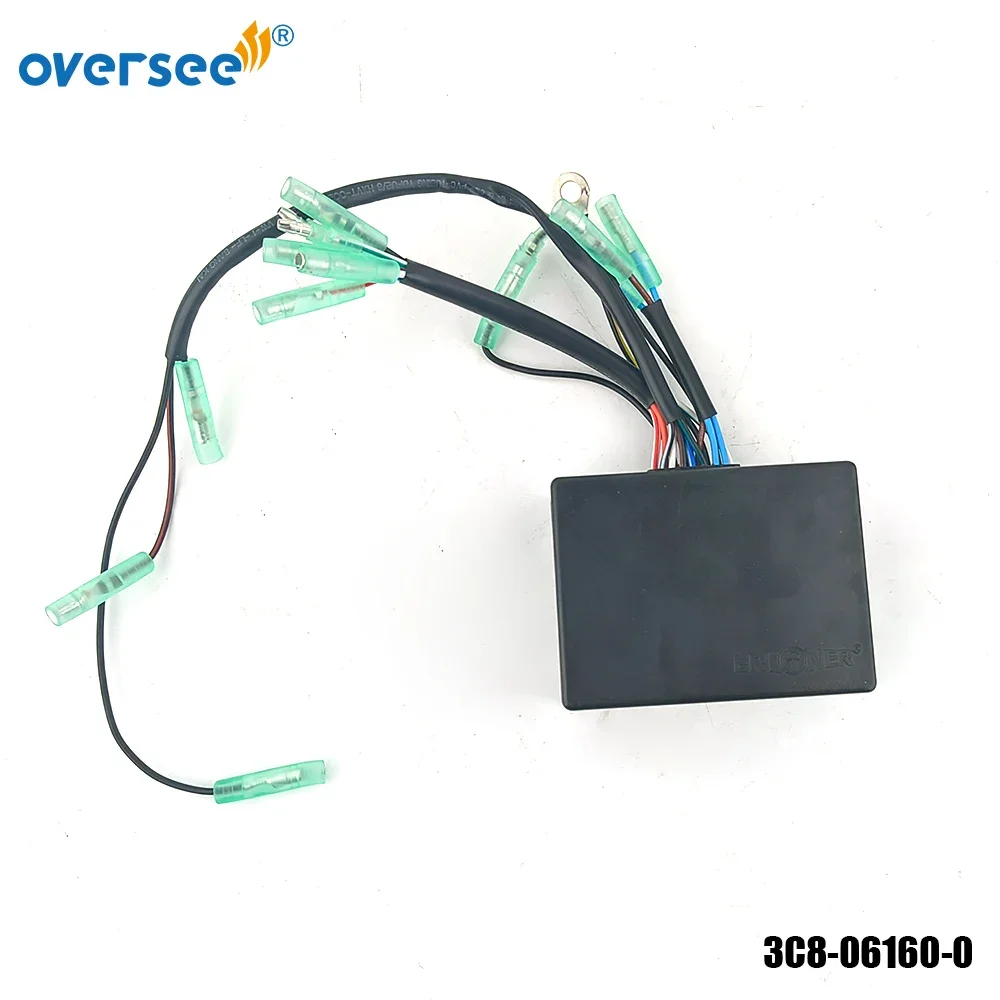 3C8-06160 CDI CD Ignition Module Unit for Nissan Tohatsu 40/50HP 2-Stroke Outboard Engine 1992-2003 3C8-06160-0