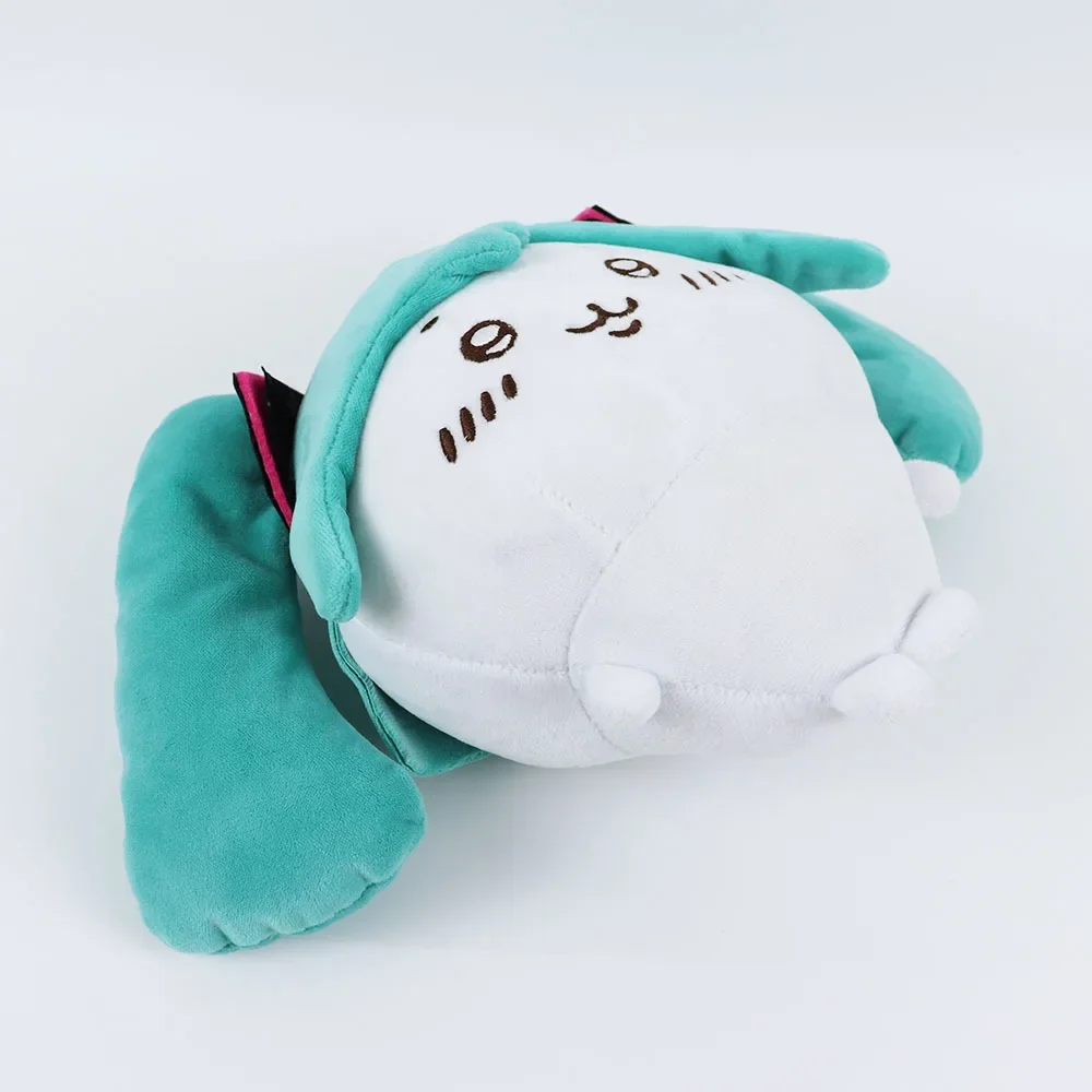 18x10x25 CM 2025 Nieuwe Anime Hatsune Miku Figuur fufu Kawaii Q versie Knuffels Pop ornamenten Geschenken