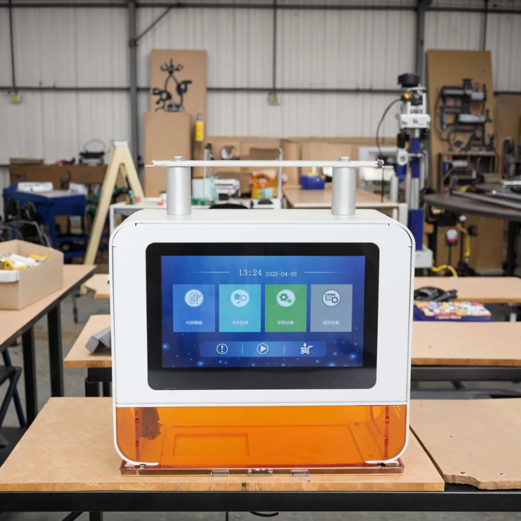 

Industrial Grade Fiber Optic Marking Machine Supports Digital Symbols/engraving Suitable For Metal Wood Rubber Laser Marking