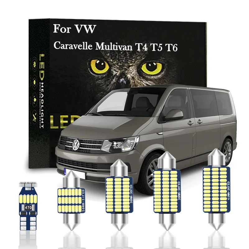 

Canbus For Volkswagen VW T4 T5 T6 Caravelle Multivan Transporter 1990-2003 2004 2005 2006 2007-2018 Interior Lights LED