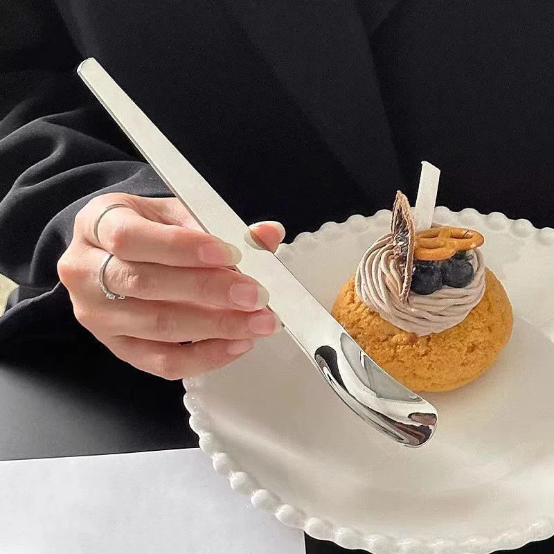 

Stainless Spoon Teaspoon Long Handle Mixing Stirring Coffee Tea Spoons Dessert Ice Cream Kitchen Tableware