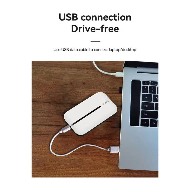 

Портативный 4G MiFi роутер (Wi-Fi 150 Мбит/с) с аккумулятором 2100 мАч и слотом для SIM-карты для автомобиля/мобильного использования