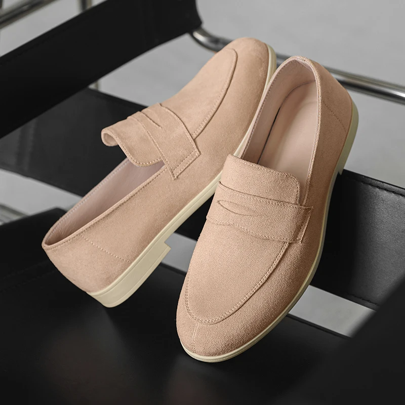 Men Niche Slip On Low Top Casual Shoes Unique Design Easy Wear Comfortable Breathable Lightweight Walking Footwear