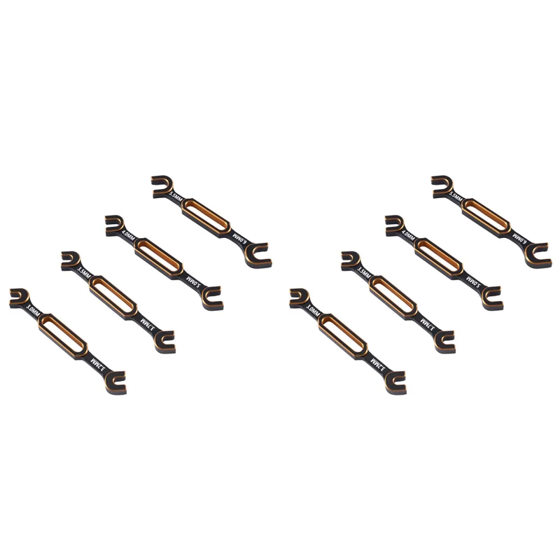 

8Pcs Wrench 3/3.2/3.5/3.7/4/5/5.5/6Mm Turnbuckle Nut Ball End Joint Remover Universal Tool For RC Car Drone Boat,1