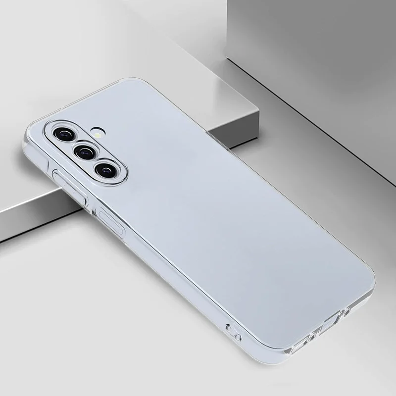 Für Samsung Galaxy A56 Hülle, ultradünn, transparent, TPU, weiche Rückseite für Funda Samsung A56 5G A566B, klare Hülle, A 56 Bumper