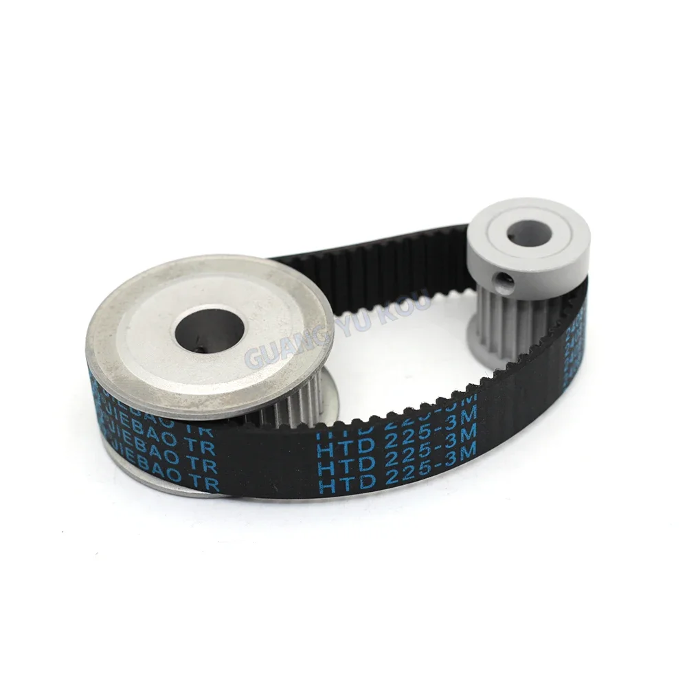 HTD3M Timing Pulley Kits 40Teeth 20Teeth 1:2 Reduction Ratio Width 10mm Synchronous Belt Optional Kits Combination HTD3M 40T 20T