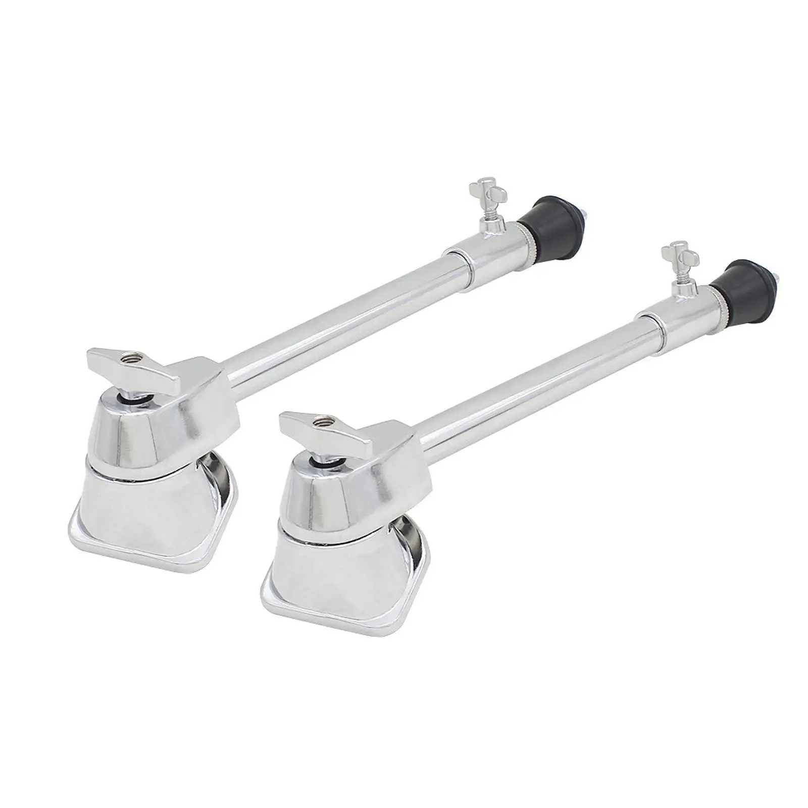 

2Pcs Tom Drum Legs Stable Easy to Install DIY High Strength Universal Fit Non Slip Accessory Percussion Instrument Replacement