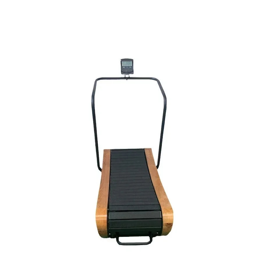 

Factory Straight Hair Household Machinery Treadmill Private Classroom Unpowered Treadmill Wooden Fitness Equipment