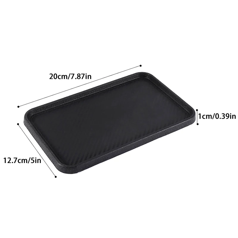 200x127mm Car Dashboard Silicone Pad - Non-Slip Sticky Storage Catcher for Interior