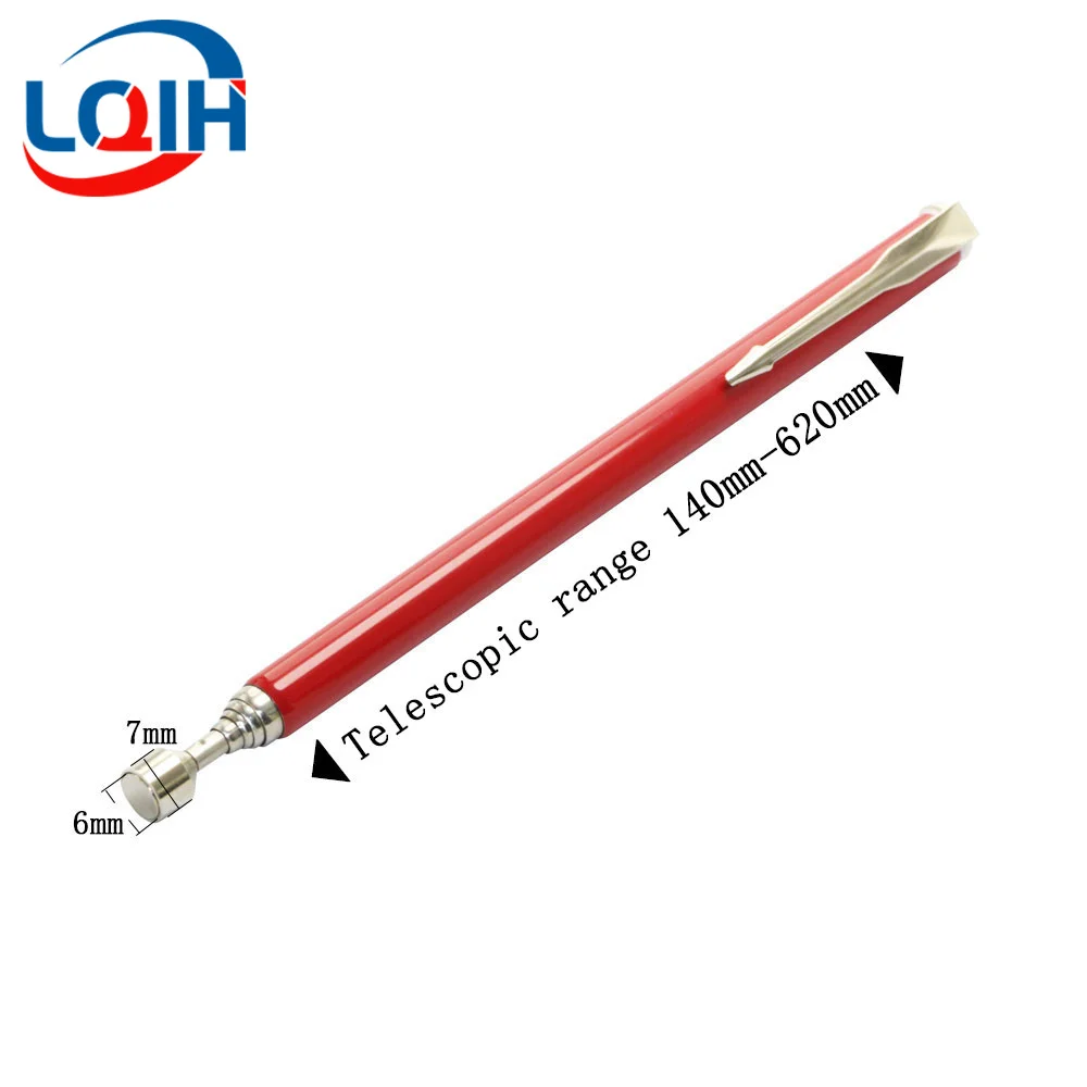 Tragbarer Mini-Teleskop-Magnet-Magnetstift, praktisches Werkzeug, Kapazität zum Aufnehmen von Muttern, Bolzen, ausziehbarer Tonabnehmerstab – Detail 7