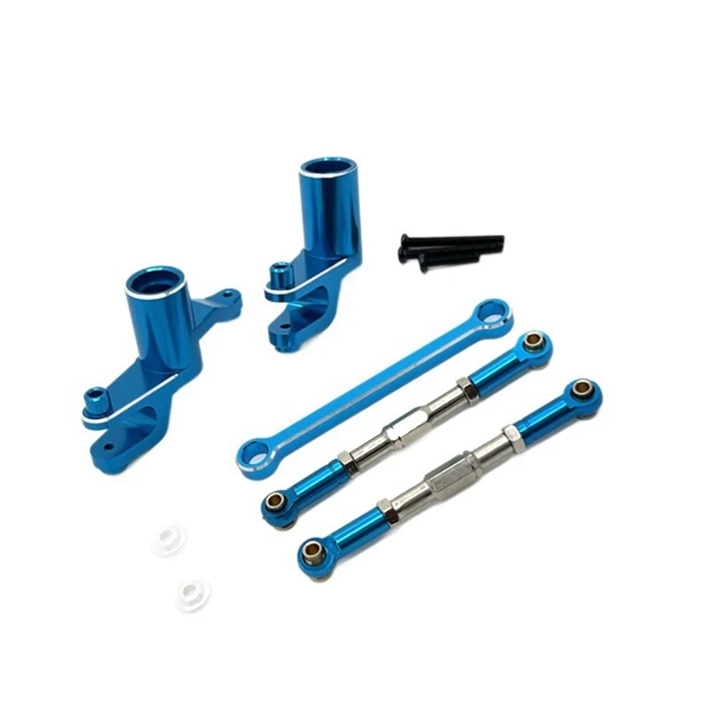 RC Car Upgrade Steering Assembly Pull Rod Kit For UDIRC 1/12 UD1201 UD1202 UD-12PRO RC Car Upgrade Parts Blue